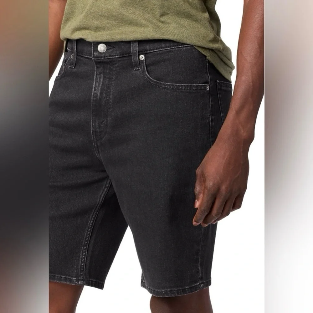 Men's Black Jean Shorts